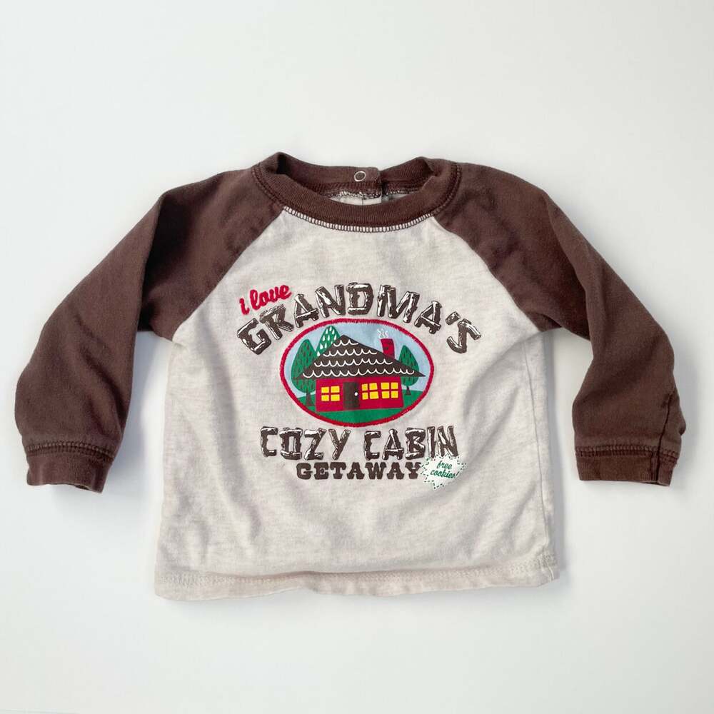 Old Navy Grandma’s House Appliqué Raglan